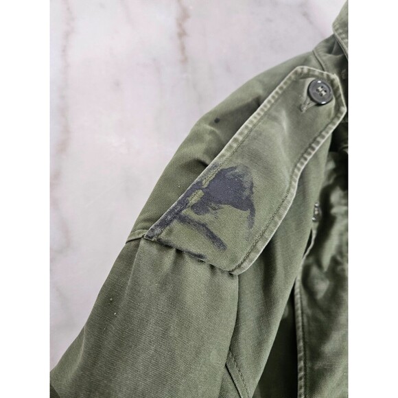 Vintage 1957 Field Jacket Long Medium Authentic Field US Army Jacket - Picture 10 of 16